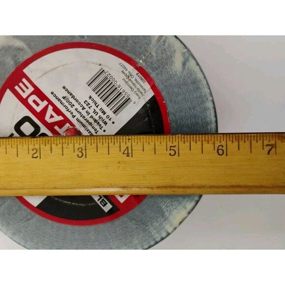 NEW AVERY DENNISON FASSON 950 Duct Tape Black (1.88 x 60.01 yd) Made in USA - Picture 8 of 10